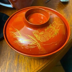 Vintage Japanese soup bowl.